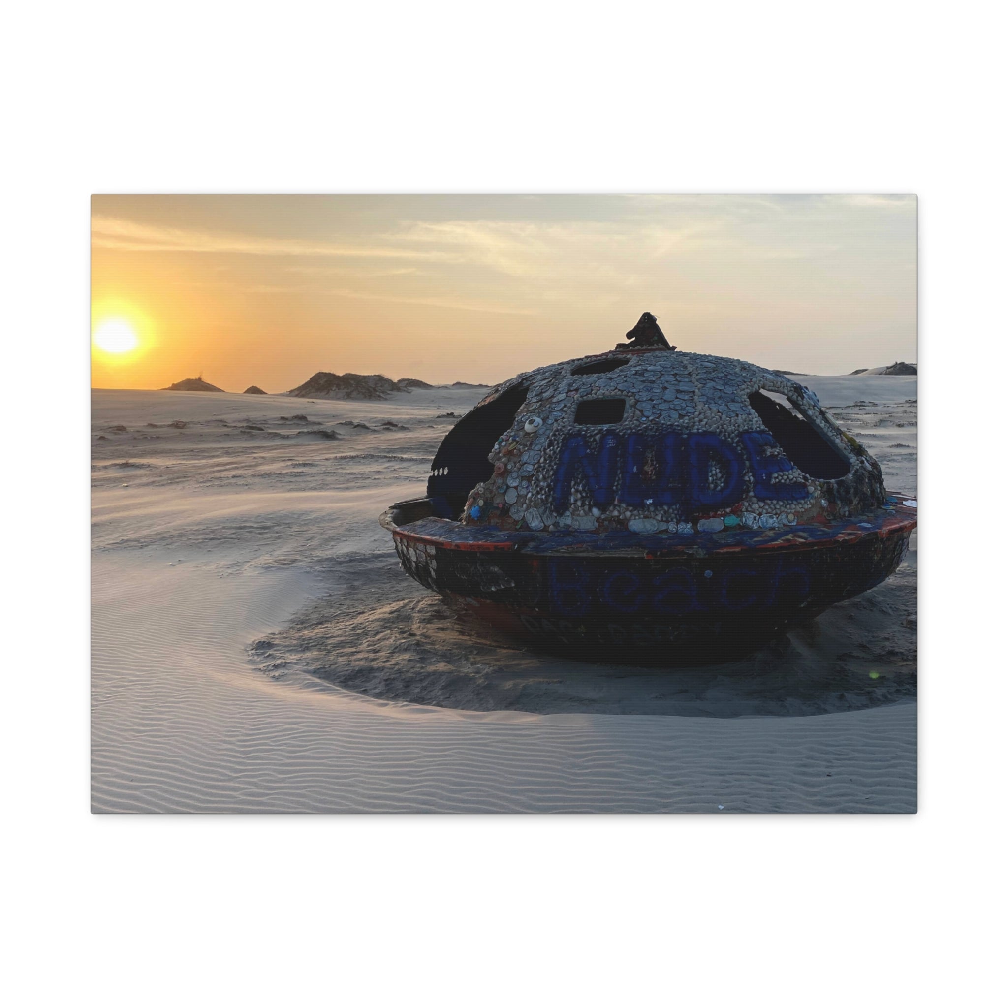 South Padre Island Nude Beach Canvas