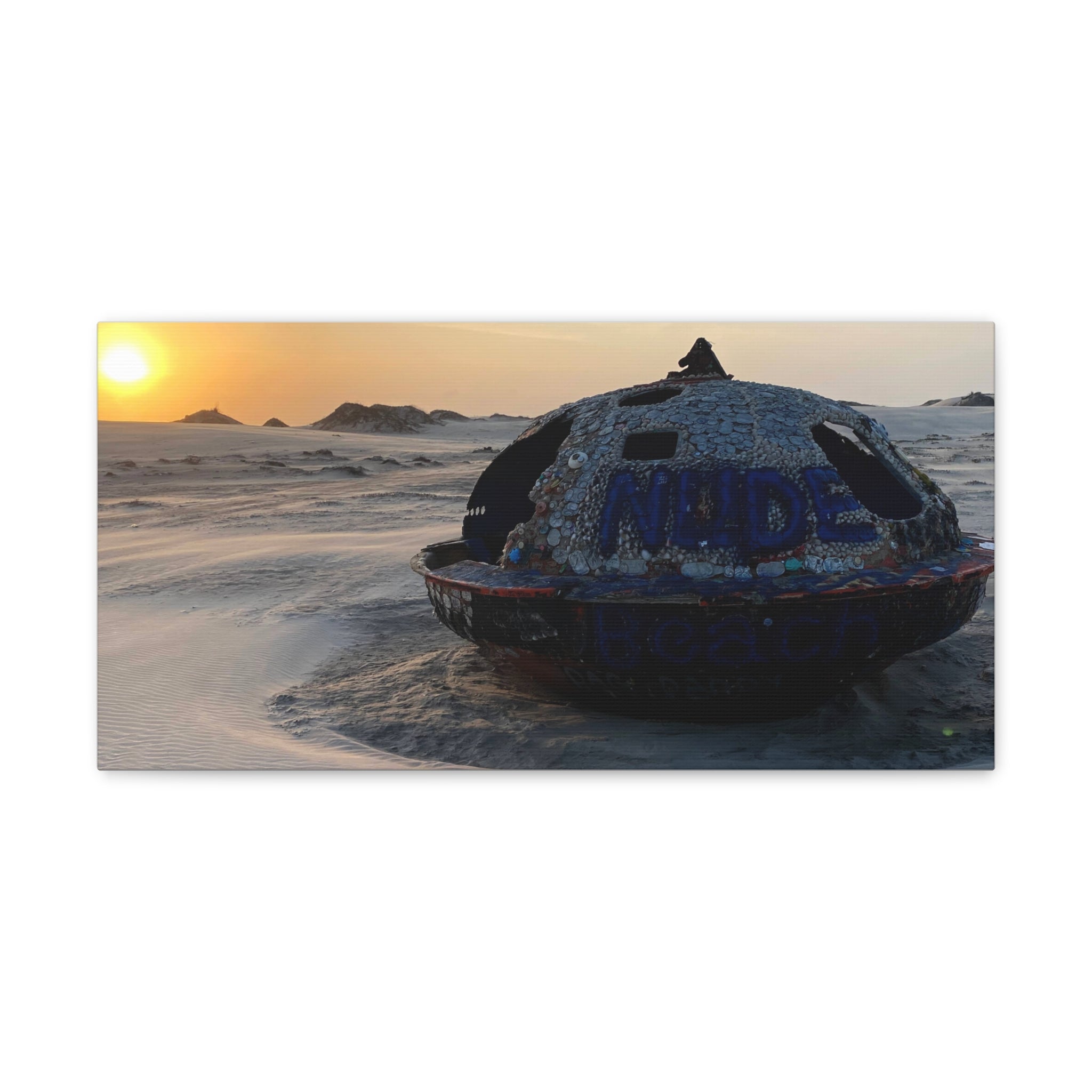 South Padre Island Nude Beach Canvas