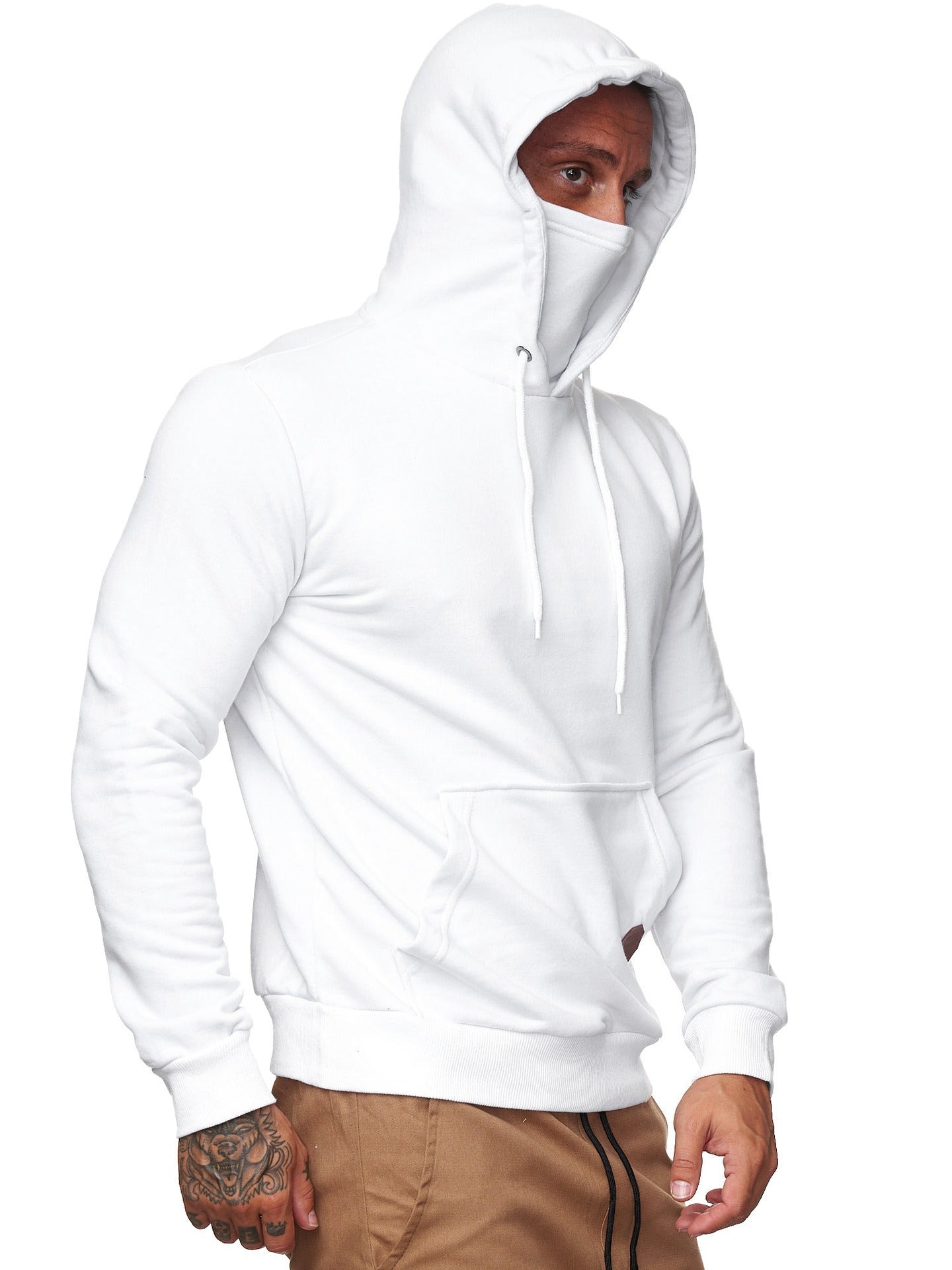 Sportswear Men's Sweater Hooded Long Sleeved T-Shirt Call Of Duty Men's Sweater Mask