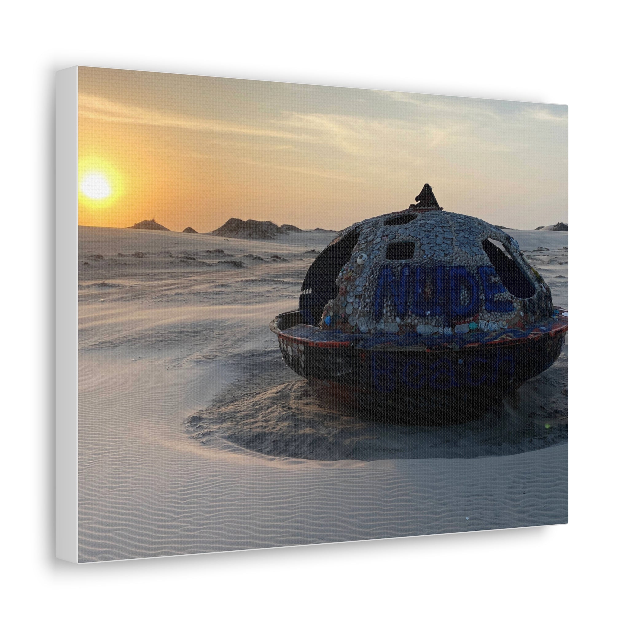 South Padre Island Nude Beach Canvas