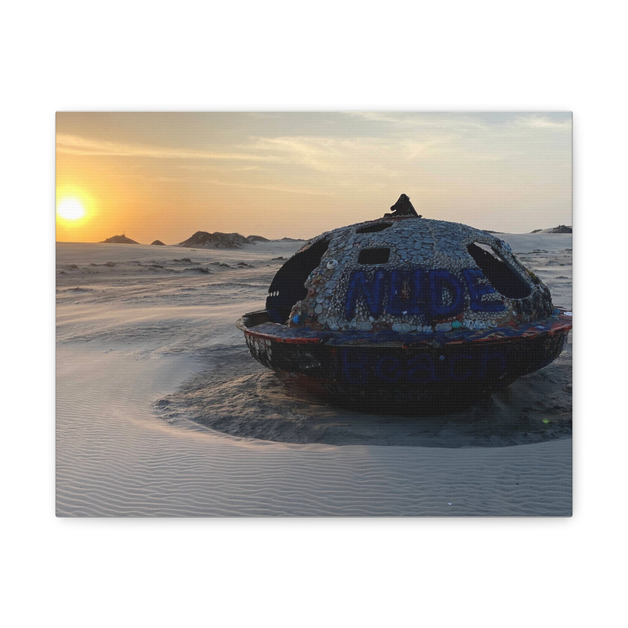 South Padre Island Nude Beach Canvas