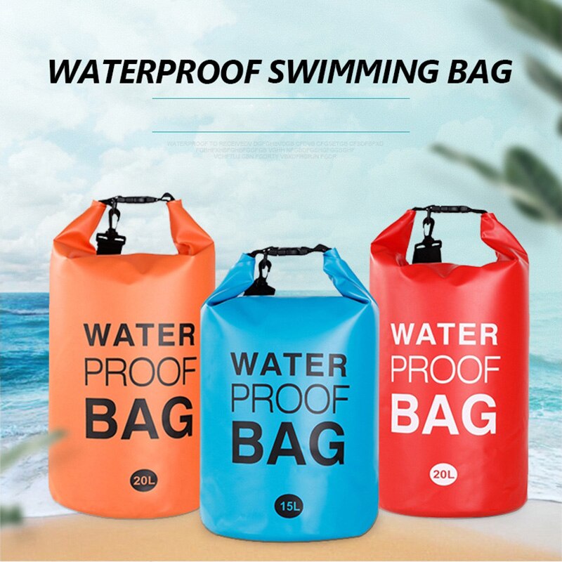 Outdoor Sports Upstream Package Portable PVC Swimming Drifting Storage Bag Single Shoulder Durable Waterproof Bag